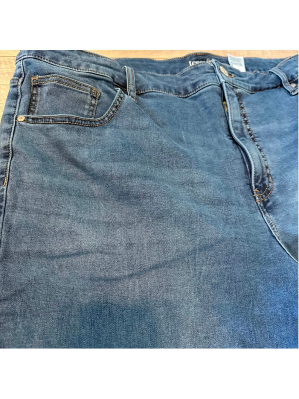 Women's Terra & Sky Skinny Jeans Blue Size 22W